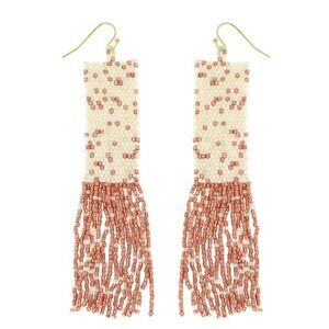 Beaded tassel earings